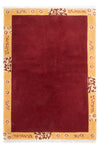 Nepal Teppich 173x244cm - Wollteppich - rot - Rechteckig / Rot / 173 x 244 cm Rechteckig