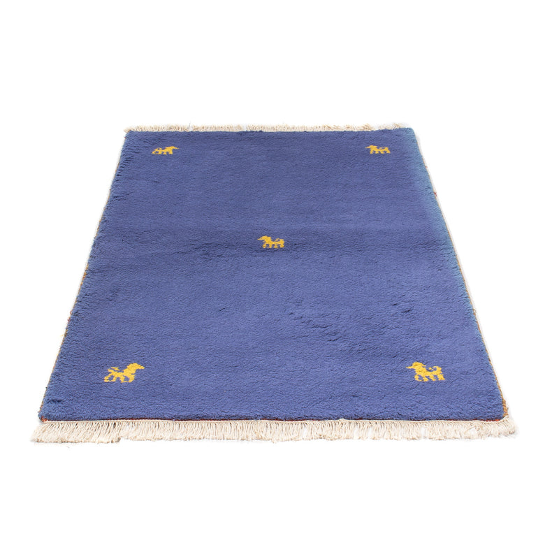 Gabbeh Teppich - Indus - 160 x 94 cm - blau
