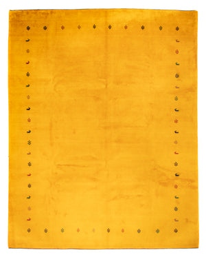Gabbeh Teppich - Indus - 388 x 299 cm - gelb