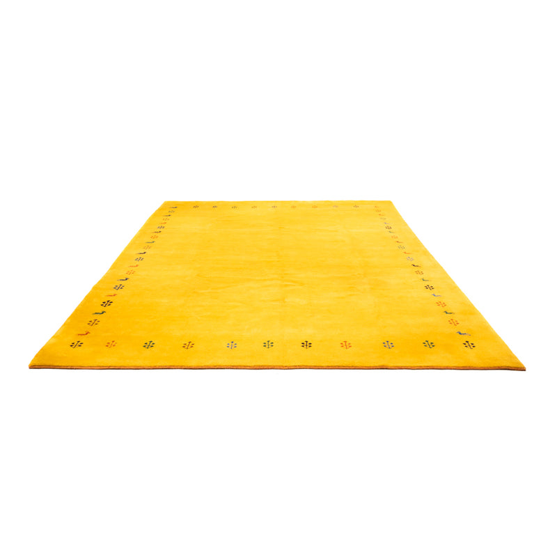 Gabbeh Teppich - Indus - 386 x 304 cm - gelb