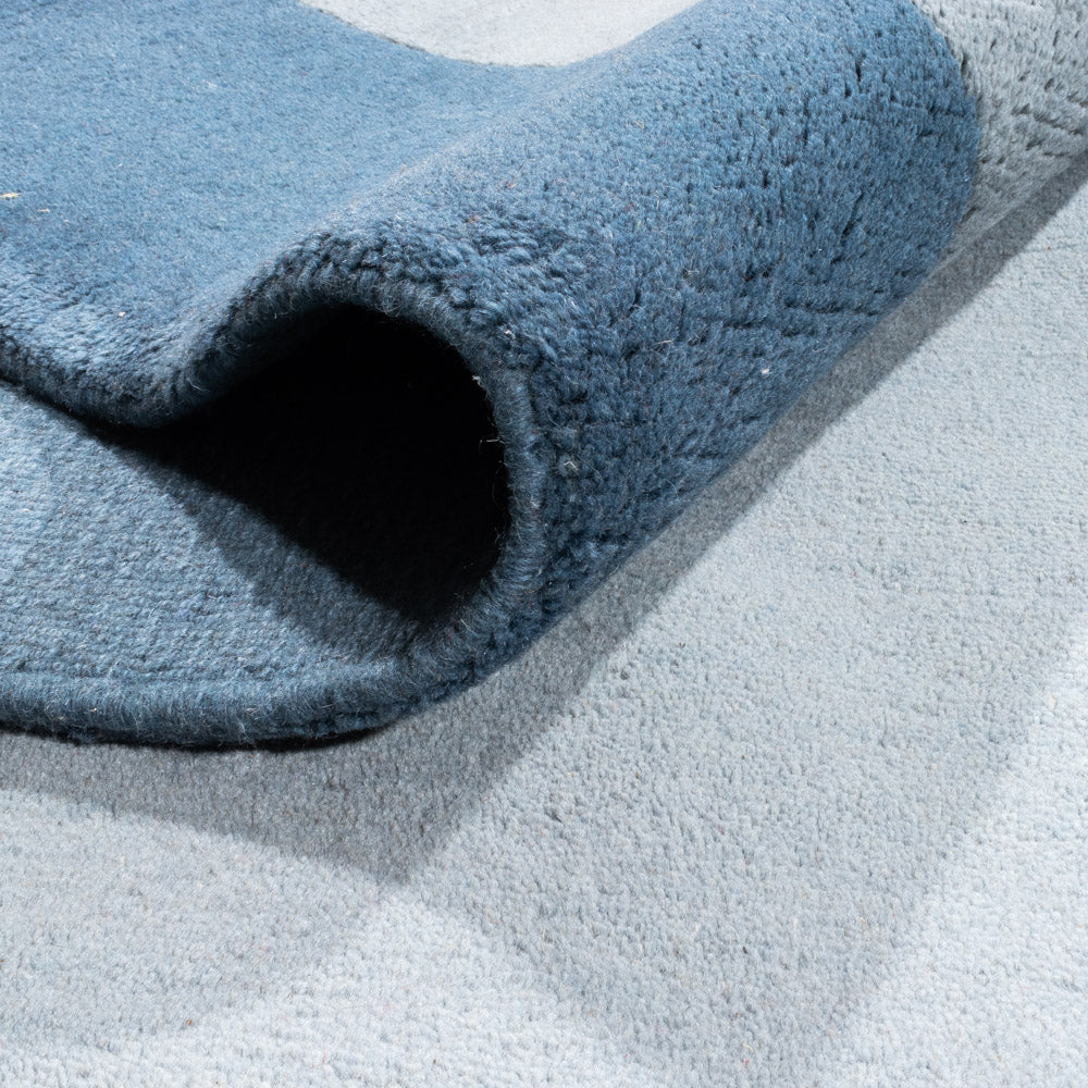 Nepal Teppich - Royal - 405 x 301 cm - blau