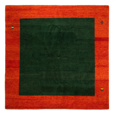 Tappeto Gabbeh - Indus quadrato  - 250 x 247 cm - verde