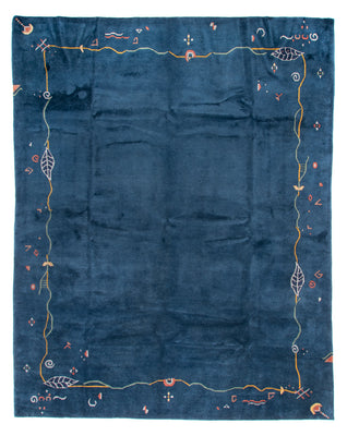 Nepal Teppich - Royal - 382 x 299 cm - blau