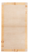 Tapis Népalais 84x153cm - Tapis en laine - Rectangle / Beige / 84 x 153 cm Rectangle