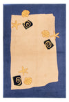 Moderner Teppich 160x230cm - Designerteppich - beige - Rechteckig / Beige / 160 x 230 cm Rechteckig
