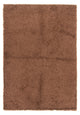 Hochflor Teppich - 190 x 133 cm - braun
