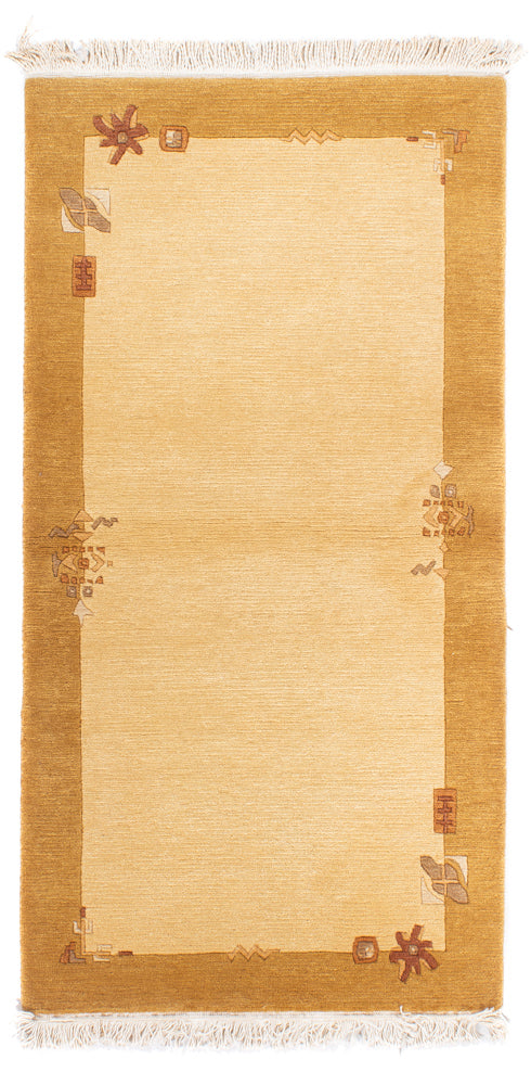Nepal Teppich - Royal - 143 x 74 cm - beige