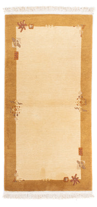 Tapis Népalais - Royal - 138 x 71 cm - beige