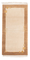 Tapis Népalais 72x139cm - Tapis en laine - Rectangle / Beige / 72 x 139 cm Rectangle