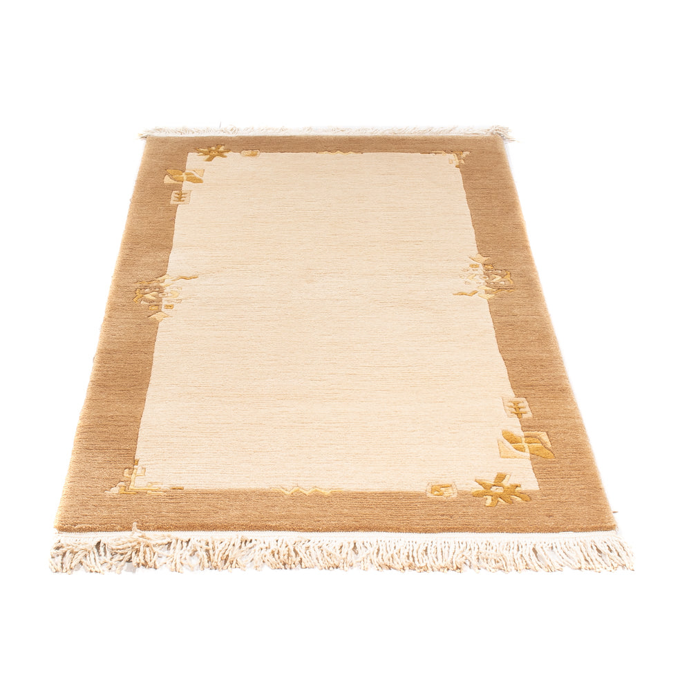 Nepal Teppich - Royal - 139 x 72 cm - beige