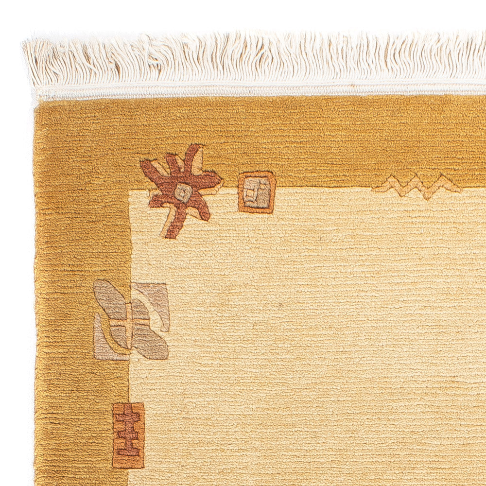 Nepal Teppich 139x71cm - Wollteppich