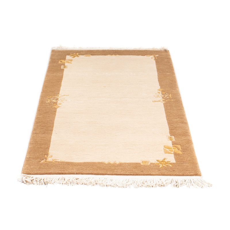 Nepal Teppich - Royal - 143 x 73 cm - beige