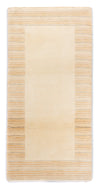 Tappeto Nepal 72x147cm - Tappeto di lana - Rettangolo / Beige / 72 x 147 cm Rettangolo