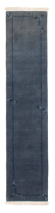 Läufer Nepal - 329 x 73 cm - blau