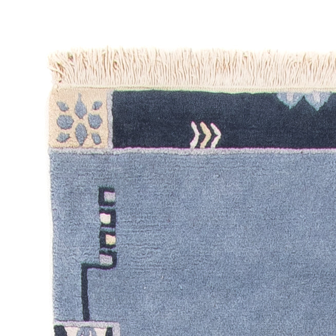 Läufer Nepal - 332 x 70 cm - blau