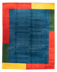 Tapis Gabbeh - Indus - 390 x 298 cm - bleu