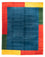 Gabbeh Teppich - Indus - 390 x 298 cm - blau
