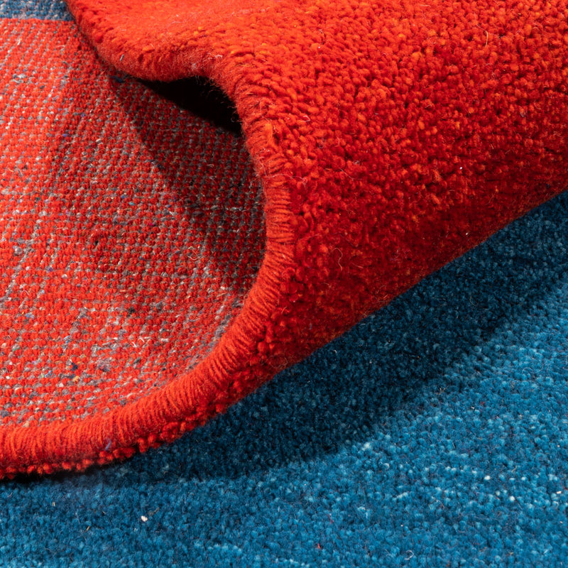 Gabbeh Teppich - Indus - 390 x 298 cm - blau