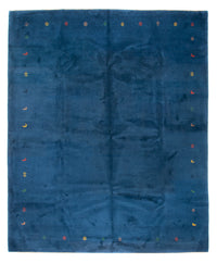 Tapis Gabbeh - Indus - 395 x 309 cm - bleu