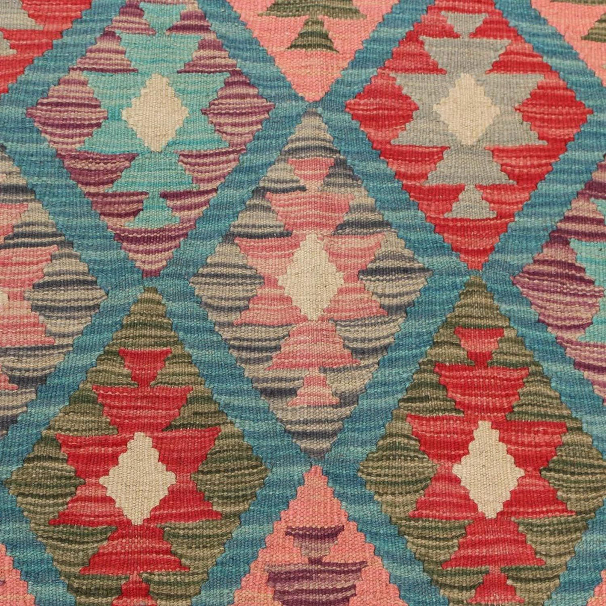 Kelim Teppich - Splash 198 x 110 cm - mehrfarbig