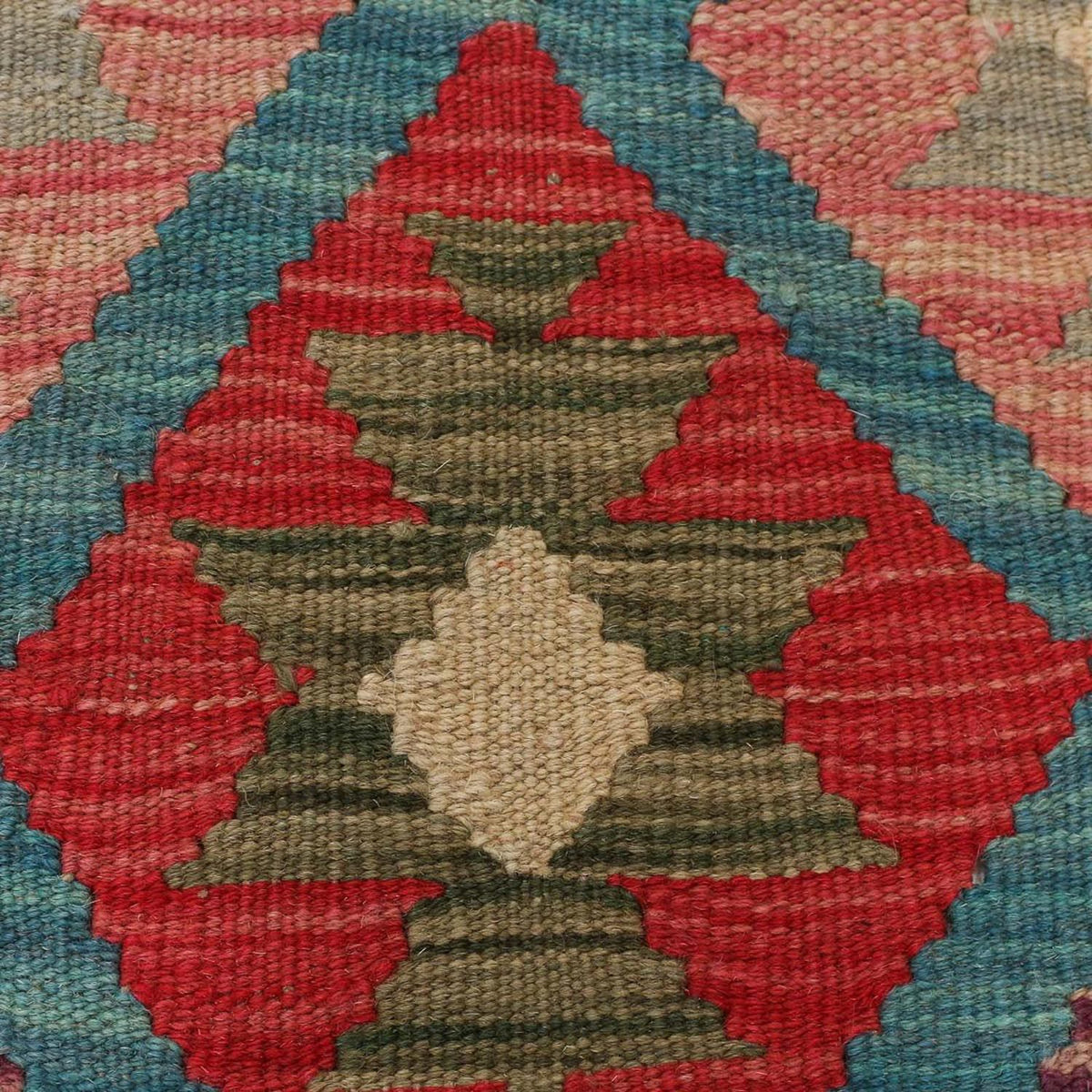 Kelim Teppich - Splash 198 x 110 cm - mehrfarbig