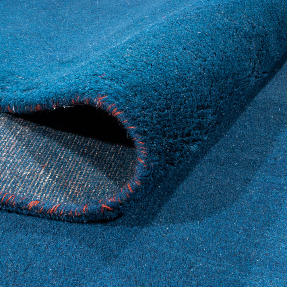 Gabbeh Teppich - Indus - 396 x 305 cm - blau