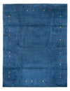 Gabbeh Indo Tappeto 297x394cm - Tappeto di lana - blu - Rettangolo / Blu / 297 x 394 cm Rettangolo