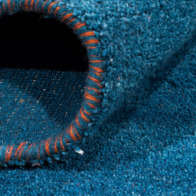 Gabbeh Teppich - Indus quadratisch  - 254 x 251 cm - blau