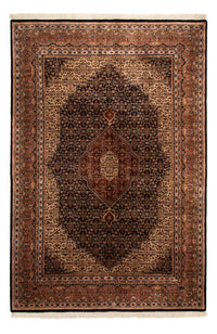 Tappeto orientale - Bidjar - Indo - Reale - 309 x 203 cm - blu scuro