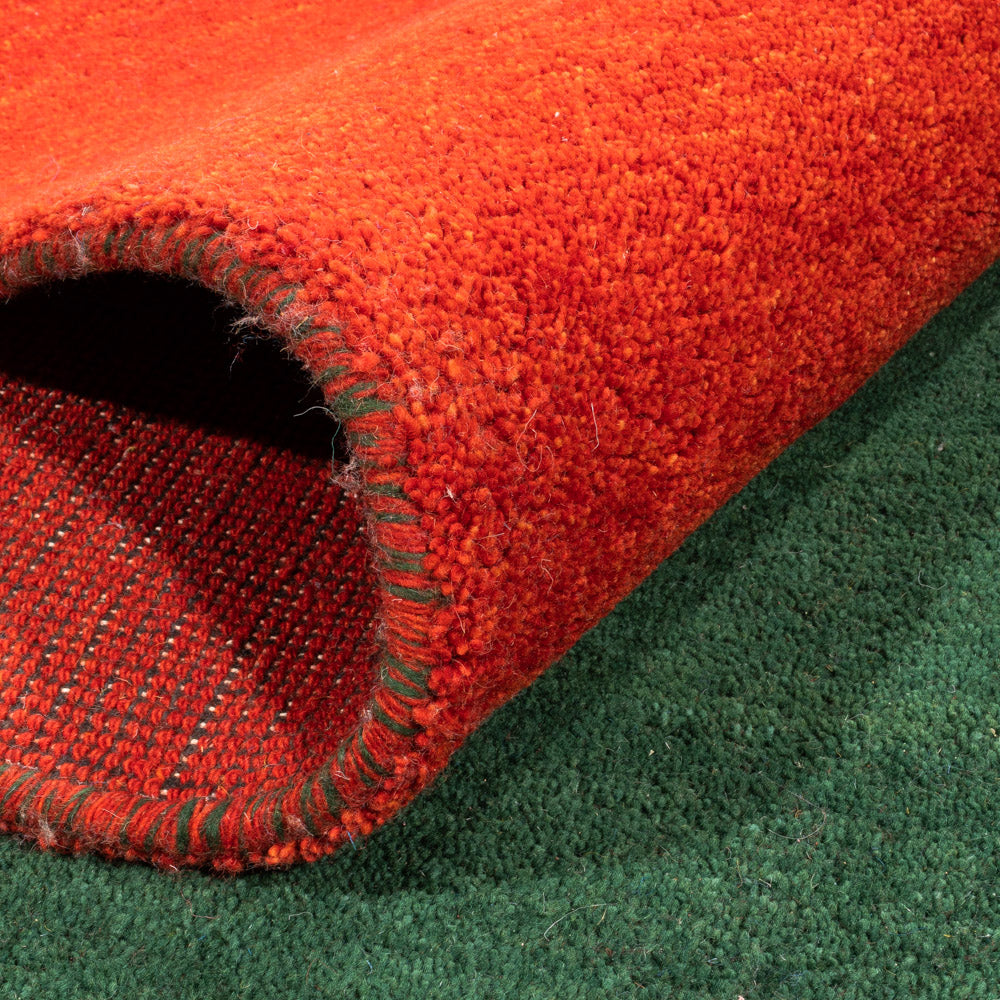 Gabbeh Teppich - Indus - Royal - 402 x 316 cm - grün