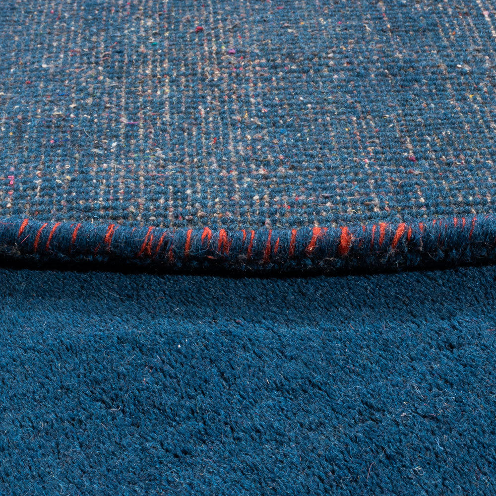 Gabbeh Teppich - Indus rund  - 190 x 190 cm - blau
