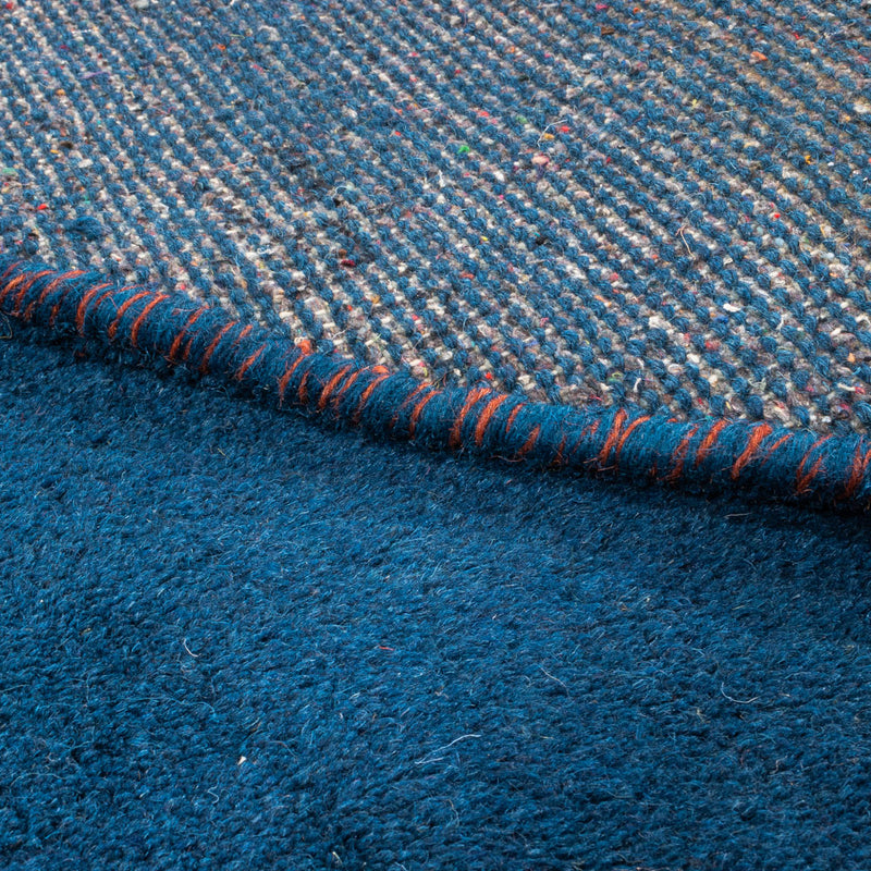 Gabbeh Teppich - Indus rund  - 190 x 190 cm - blau