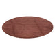 Teppich rund  - 189 x 189 cm - braun