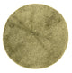 Hochflor Teppich rund  - 200 x 200 cm - olivgrün