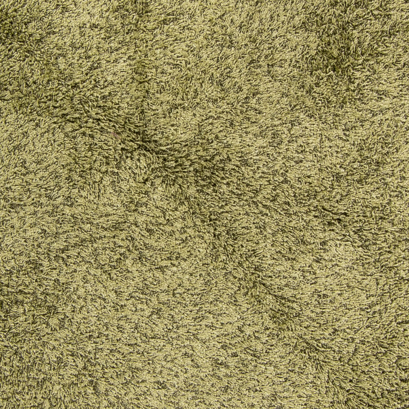 Hochflor Teppich rund  - 200 x 200 cm - olivgrün