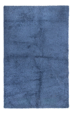 Hochflor Teppich - 230 x 160 cm - blau