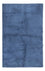 Hochflor Teppich - 230 x 160 cm - blau