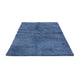 Hochflor Teppich - 230 x 160 cm - blau
