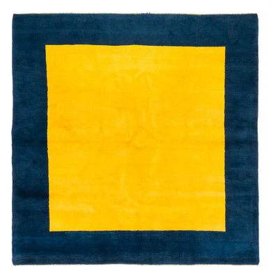 Tapis Gabbeh - Indus carré  - 252 x 247 cm - jaune
