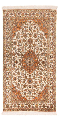 Tapis en soie - Soie du Cachemire - 168 x 95 cm - beige