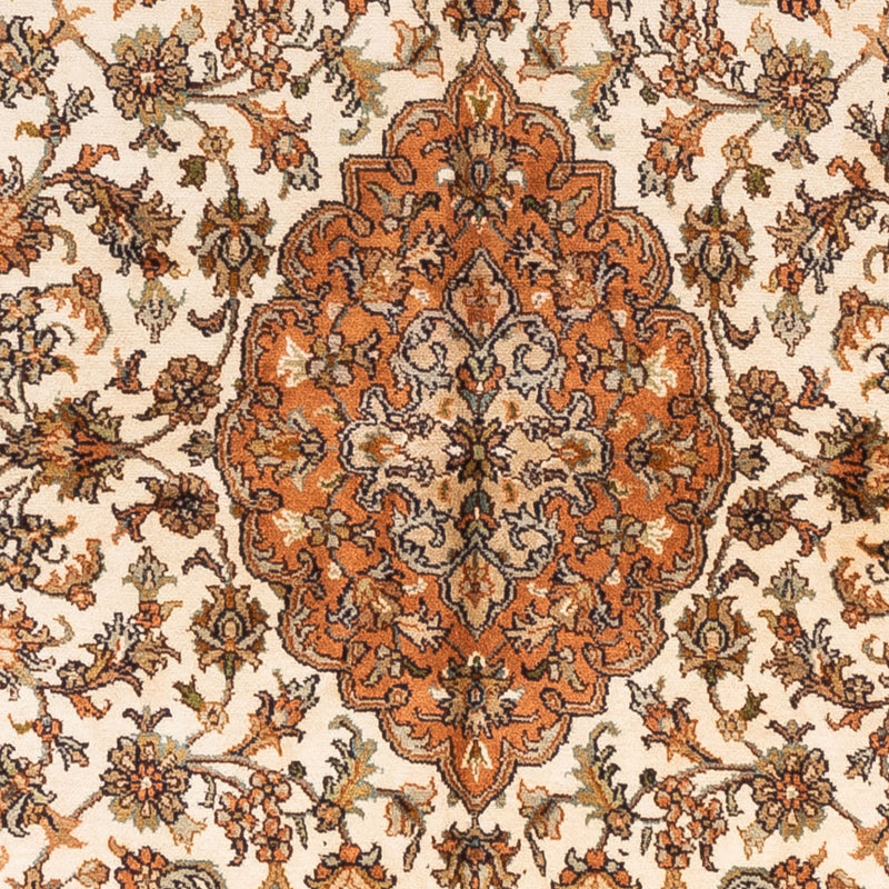 Seidenteppich - Kaschmir Seide - 168 x 95 cm - beige