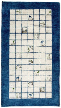 Tappeto Gabbeh - Indus - 162 x 92 cm - beige