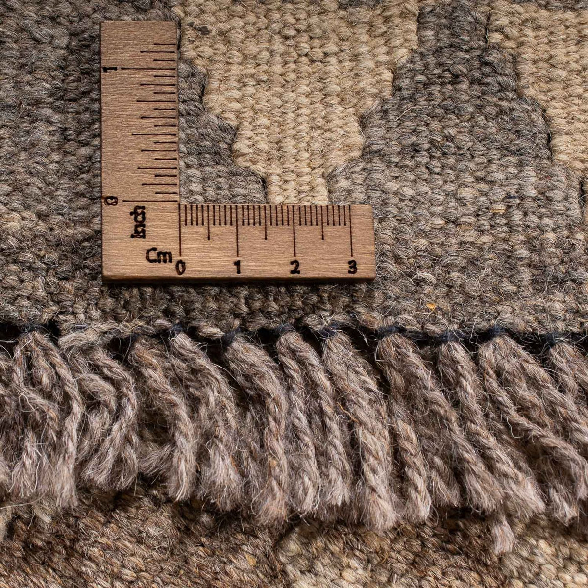 Kelim Teppich - Trendy 205 x 151 cm - beige