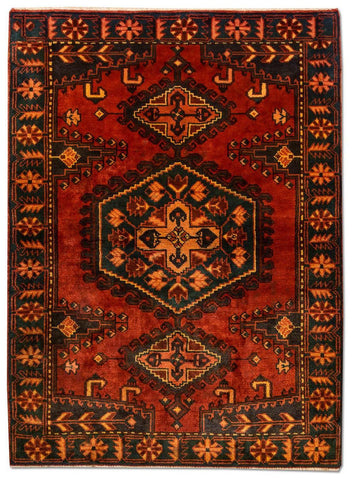 Perserteppich - Nomadic 157 x 113 cm - rost
