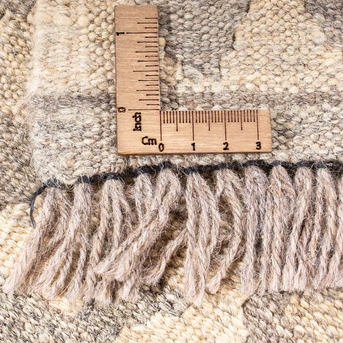 Tapis Kelim - Splash - 210 x 154 cm - beige