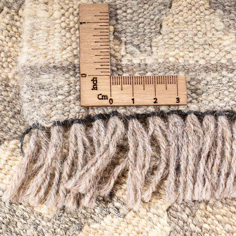 Tapis Kelim - Splash - 210 x 154 cm - beige