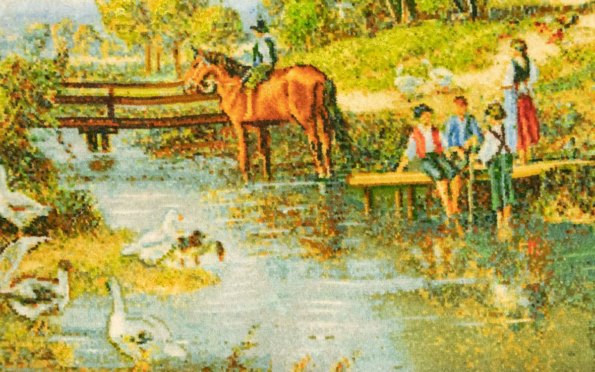 Bild-Teppich 116 x 84 cm Teppichbrücke