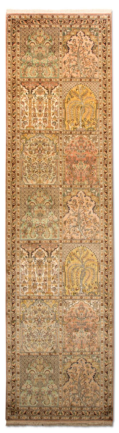 Seidenteppich - Kaschmir Seide 316 x 77 cm Teppichläufer