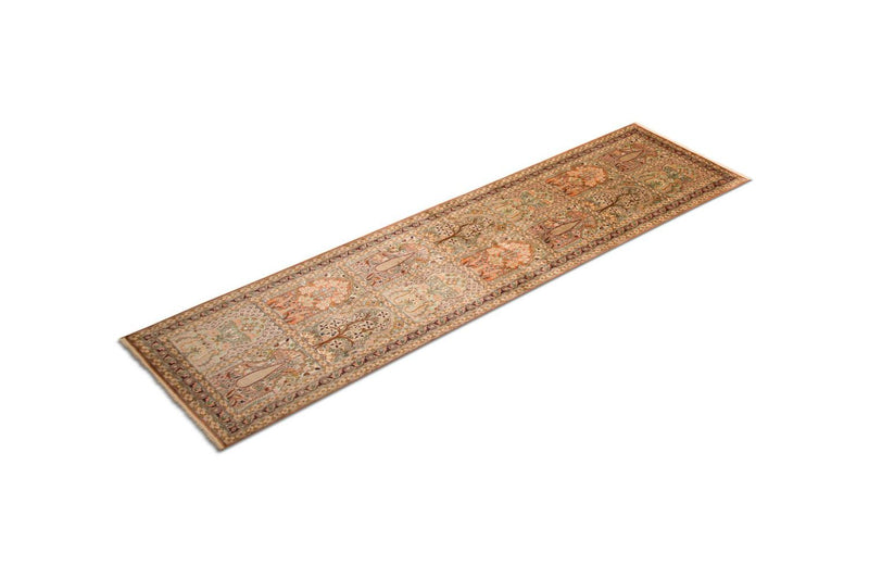 Seidenteppich - Kaschmir Seide 305 x 80 cm Teppich Läufer