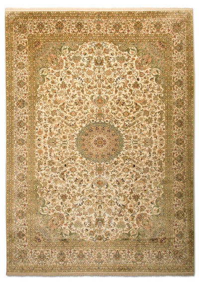 Tapis en soie du Cachemire Tapis 213x314cm - Tapis oriental